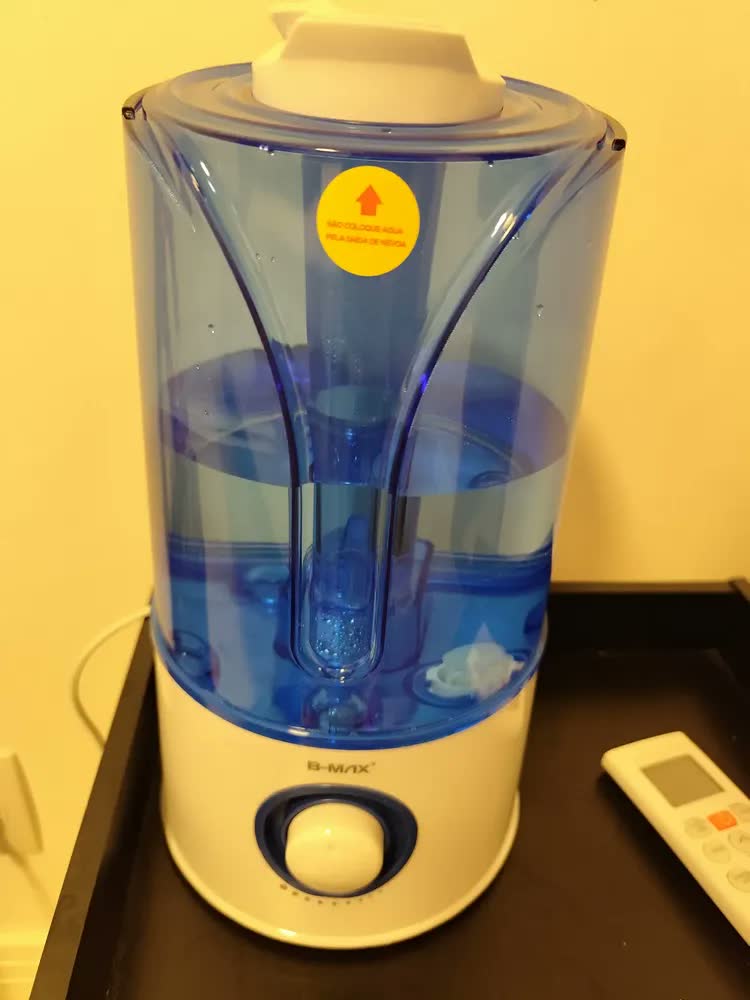 foto de Umidificador De Ar Ultrassônico 3,5l Grande Saída 360° Vapor