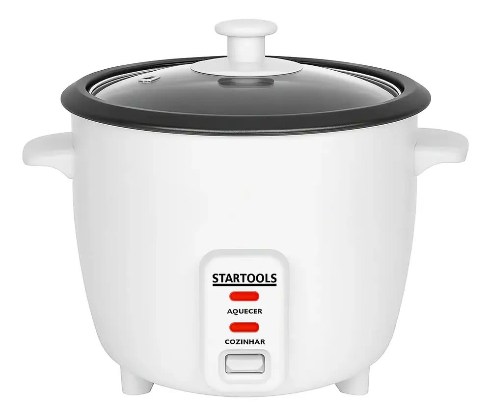 Panela de arroz elétrica a vapor Startools Elétrica Á Vapor Branco 60Hz