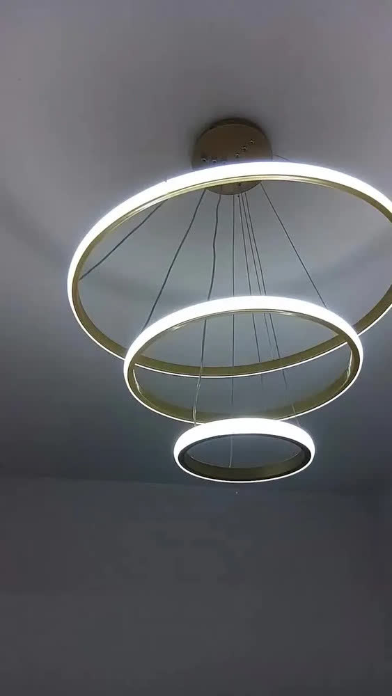 foto de Lustre Para Sala De Jantar Lustre De Teto Nórdico De Luxo Lustre Nórdico 3 Luzes Led - Pendente Para Sala E Cozinha Luminaria De Teto Cozinh Lustre Pendente Dourado Luminaria De Teto Doura Da