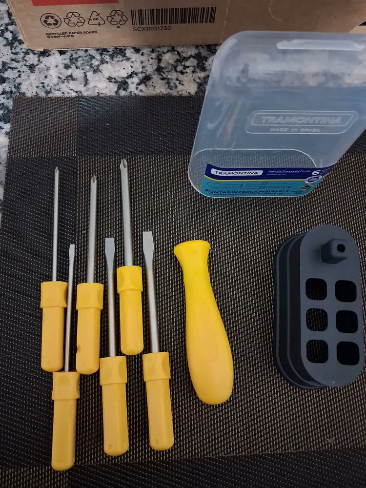 foto de Jogo Chaves Fenda Philips Intercambiáveis 6 Peças Tramontina
