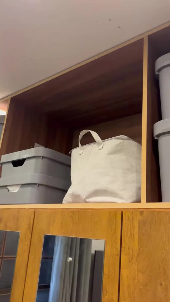 foto de 4x Caixa Plastica Multiuso 32l Organizadora Ou Cube Bege