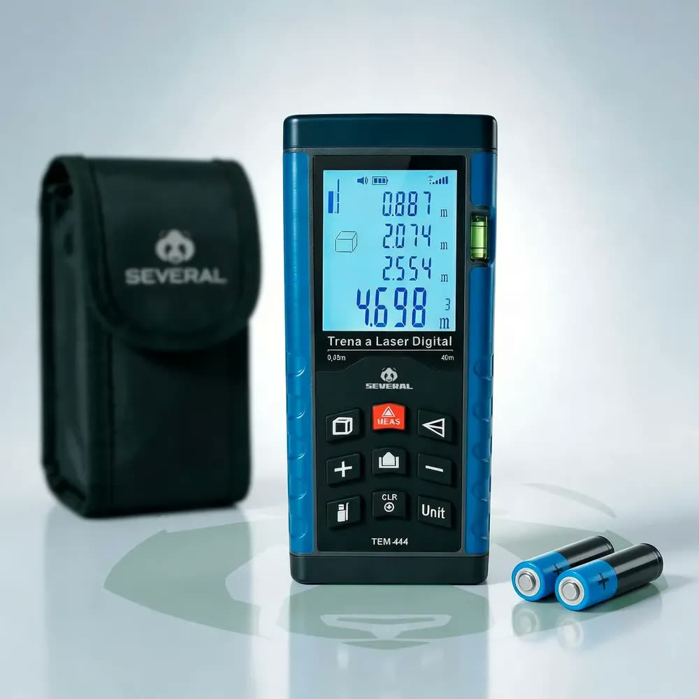 Trena A Laser Several Importados Medidor Digital Portátil Com Display lcd Iluminado e Funções Avançadas Para Medição Rápida e Precisa