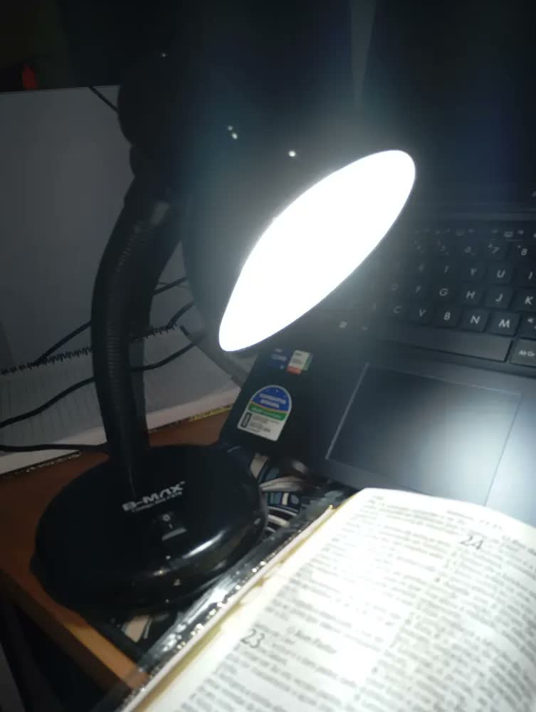 foto de Luminaria De Mesa Preta Preto