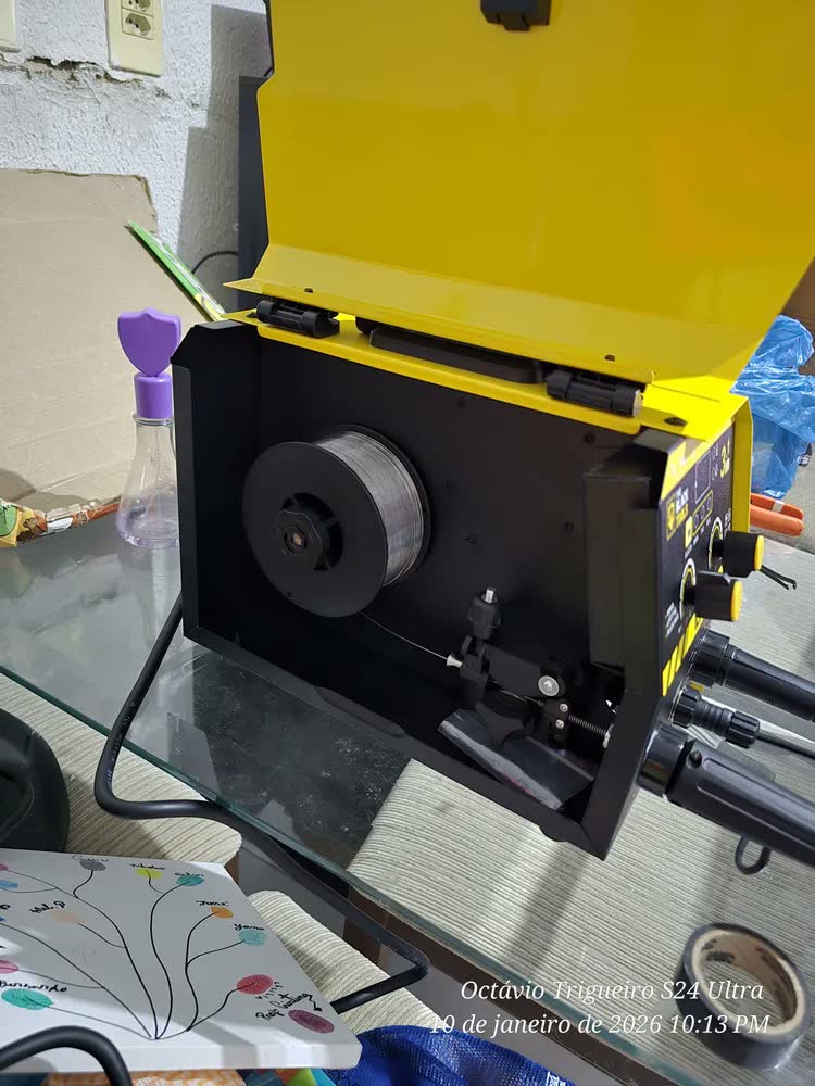 foto de Máquina De Solda Inversora Mig 130a Sem Gás 3 Em 1 Tig Lift Mma Eletrodo Com Acessórios ILM130 Prime Mig The Black Tools