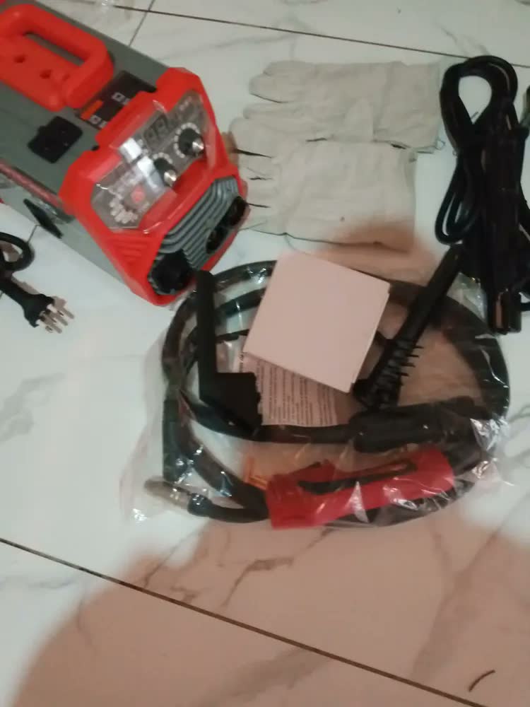 foto de Máquina De Solda Inversora Aitoolzo Mig/mag/tig/mma Bivolt Vermelho