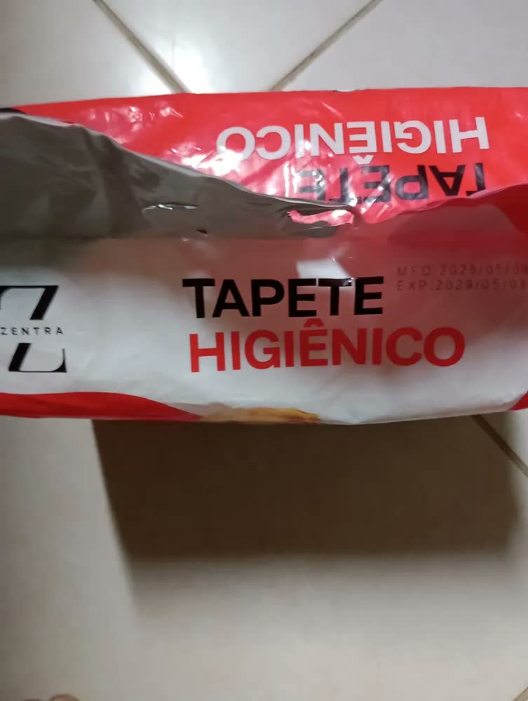 foto de Tapete Higienico 50 Unidades 60cmx60cm Branca Zentra Imports
