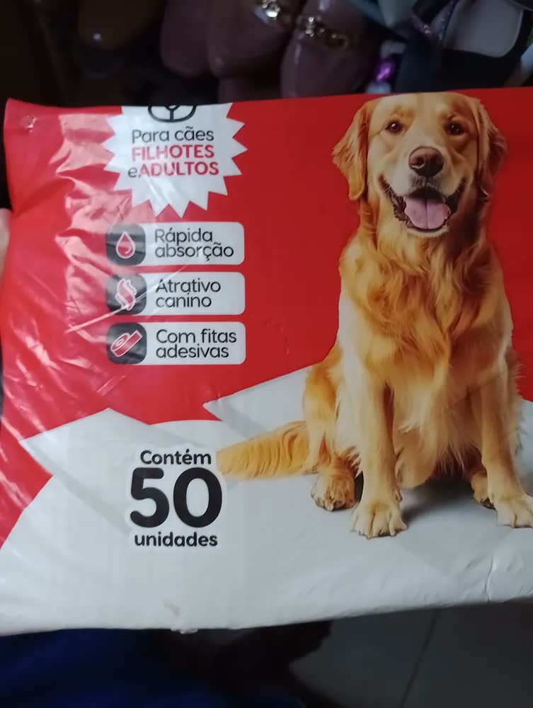 foto de Tapete Higienico 50 Unidades 60cmx60cm Branca Zentra Imports
