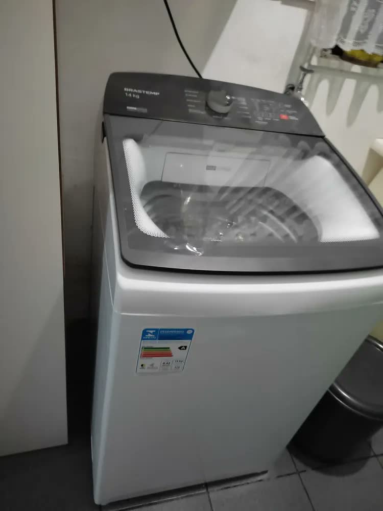 foto de Máquina De Lavar Bwf14ab 14kg Smart Sensor Ciclo Brastemp - Branco