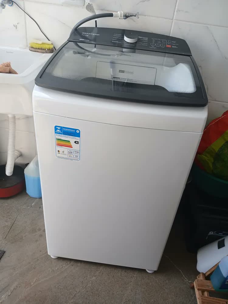foto de Máquina De Lavar Bwf14ab 14kg Smart Sensor Ciclo Brastemp - Branco