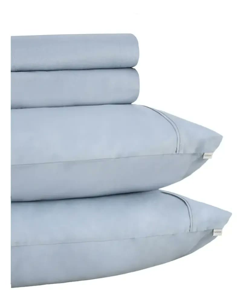 Jogo De Cama Queen Buddemeyer Cotton Essential Cor Azul