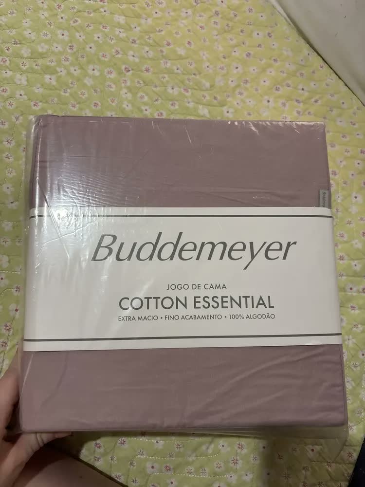 foto de Jogo De Cama Queen Buddemeyer Cotton Essential Cor Bege