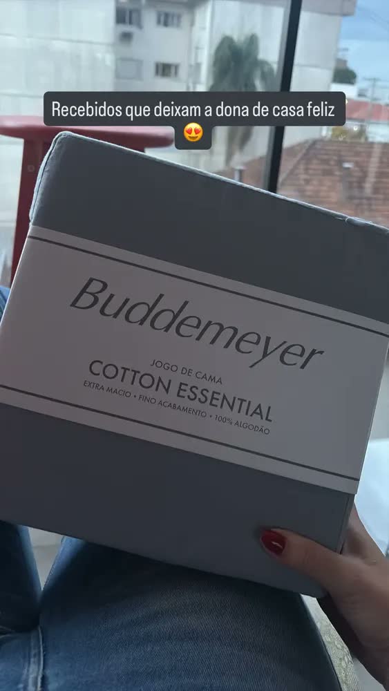 foto de Jogo De Cama Queen Buddemeyer Cotton Essential Cor Bege