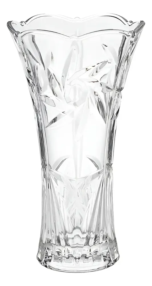 foto de Vaso Vidro Planta 23cm Flores Decoração Sala Plantas Festas