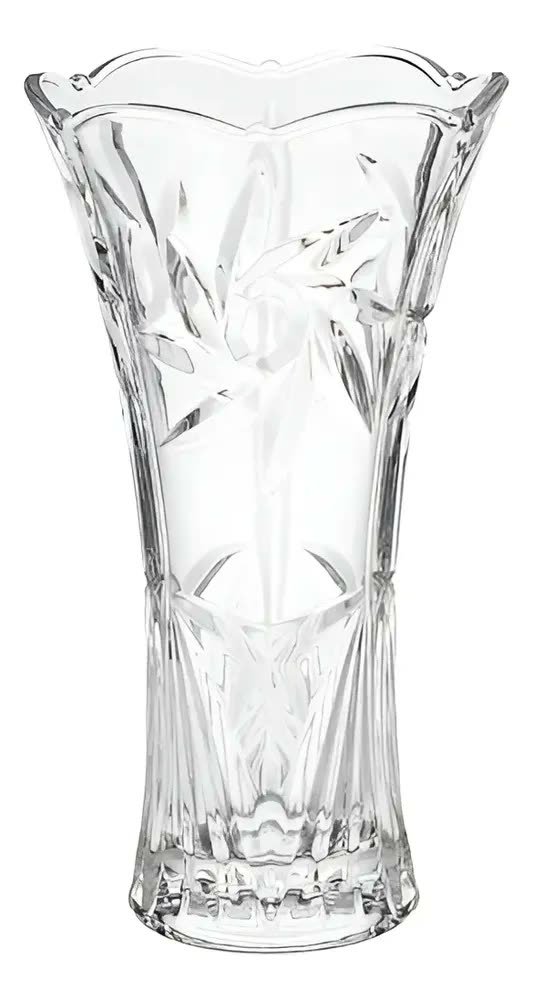 Vaso Vidro Planta 23cm Flores Decoração Sala Plantas Festas