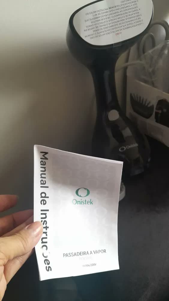 foto de Vaporizador de Roupas Portátil Passadeira 1200W Passa Sem Tábua
