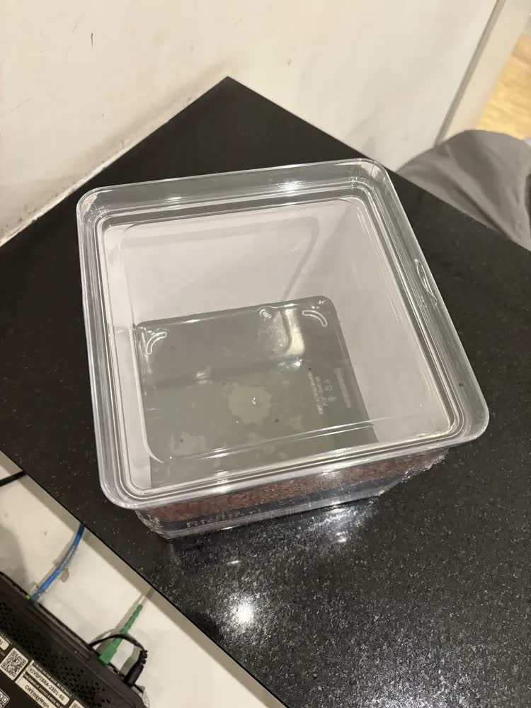 foto de Pote Hermético Para Mantimentos Quadrado 3.040ml Paramount Lumini Para Geladeira Freezer Dispensa Cozinha Empilhável