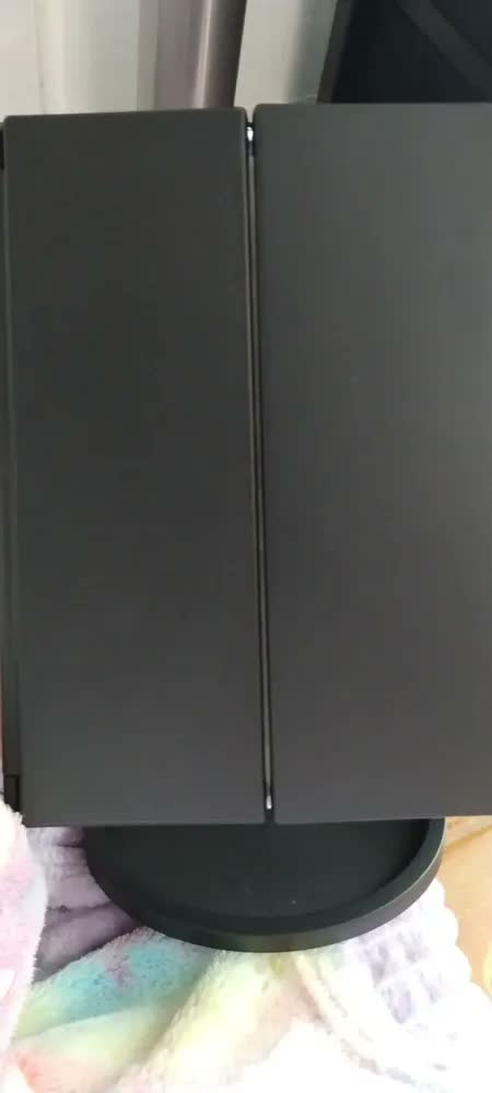 foto de Espelho de Maquiagem Meiso Retangular com Luz LED e Aumento 10x para Mesa