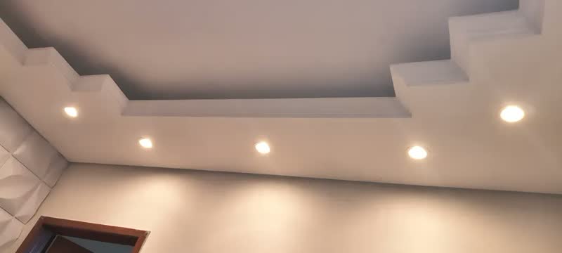 foto de Kit 10 Spot Led Easy 7w 3000k Bivolt Embutir Redondo Alut 127/220V Branco Quente