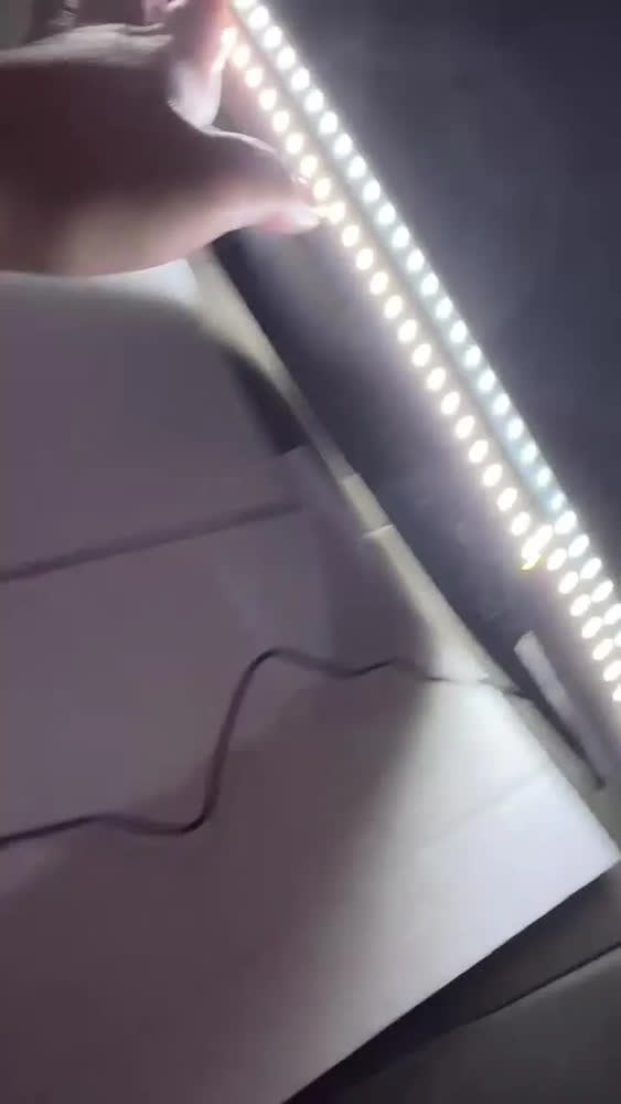 foto de Espelho Orgânico Lapidado Iluminação Led Touch 60x40cm