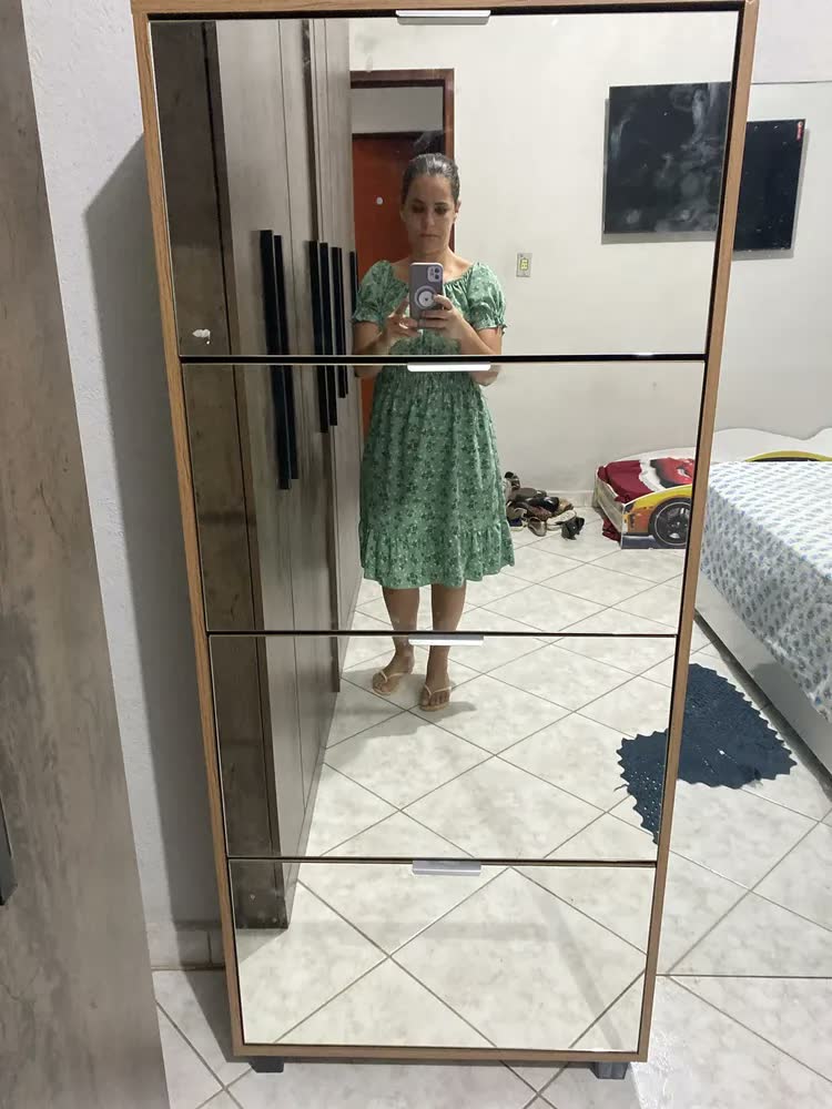 foto de Sapateira Espelhada 4 Portas Basculantes Multiuso