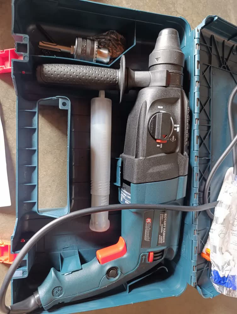 foto de Martelete Furadeira Allmind 1200W Kamaré SDS Plus Impacto 5Kg Perfurador Rompedor Furadeira de Impacto Maleta Demolidor Com Acessórios 3 em 1 Profissional