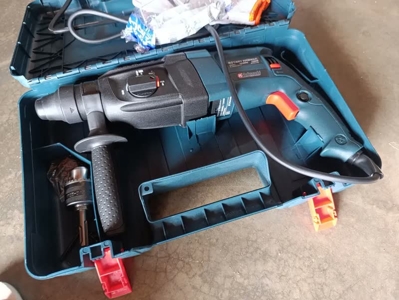 foto de Martelete Furadeira Allmind 1200W Kamaré SDS Plus Impacto 5Kg Perfurador Rompedor Furadeira de Impacto Maleta Demolidor Com Acessórios 3 em 1 Profissional