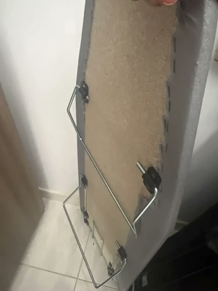 foto de Tábua de Passar Portátil Dobrável Com Suporte Para Mesa e Cama - Blue Moby