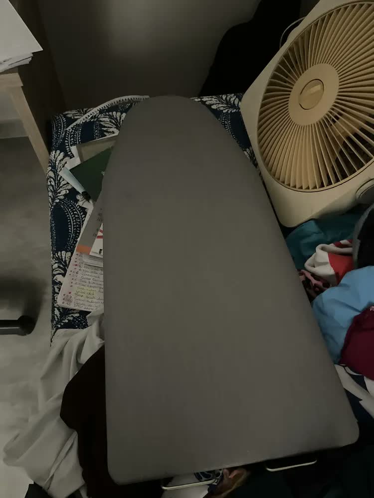 foto de Tábua de Passar Portátil Dobrável Com Suporte Para Mesa e Cama - Blue Moby