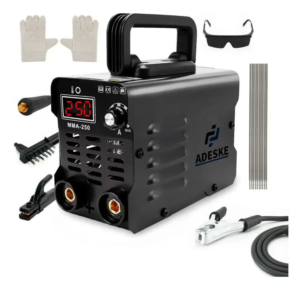foto de Máquina de Solda Adeske MMA-250 Inversora 250A com Display Digital