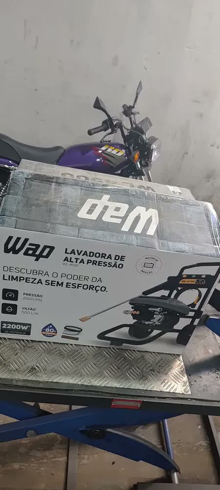 foto de Lavadora de Alta Pressão WAP WL 4500 Profissional 1500w 1650psi 420l/h Motor de Indução 127V