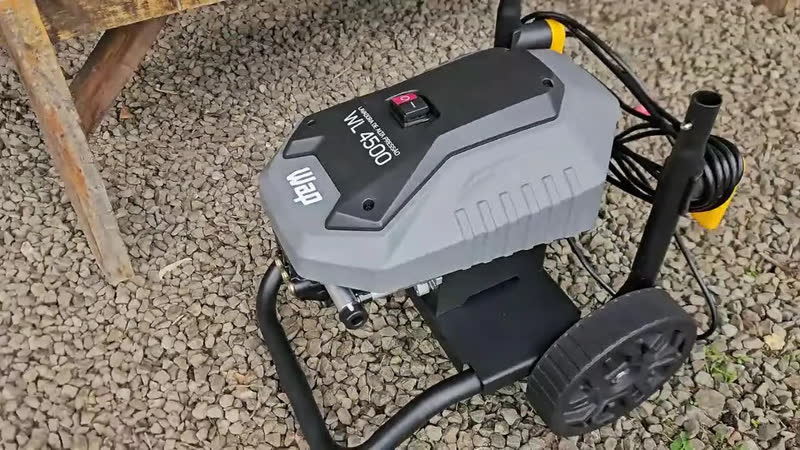 foto de Desobstruidora de Alta Pressão Profissional WAP WL 4500 Ultra 2200w 2000psi 500l/h Motor Indução 220V