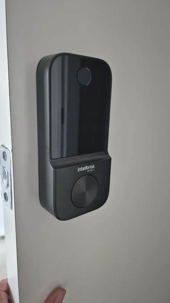 foto de Fechadura Digital de Embutir Biométrica FR 221V Intelbras