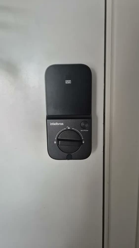 foto de Fechadura Digital de Embutir Biométrica FR 221V Intelbras