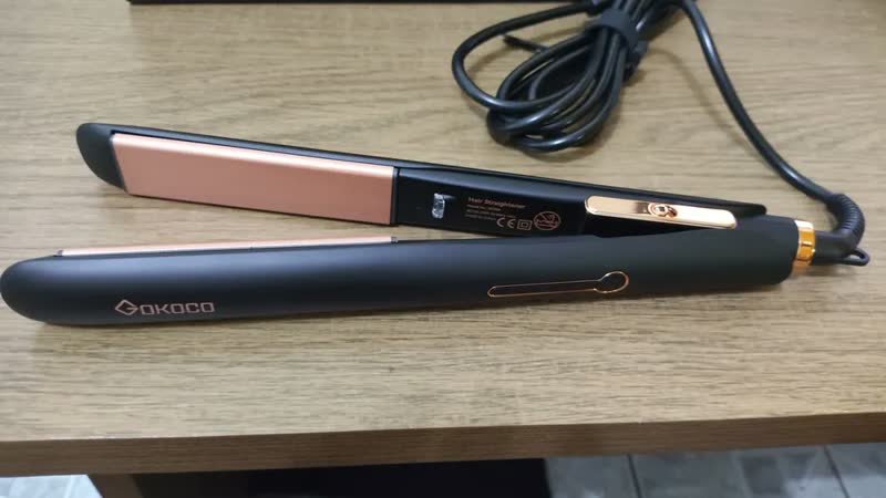 foto de Prancha de Cabelo Profissional Iônica Portátil para Cachos com Regulador de Temperatura Bivolt