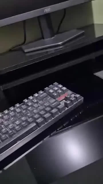 foto de Suporte Para Monitor Mesa Ergonômico Mdf Black Piano Preto