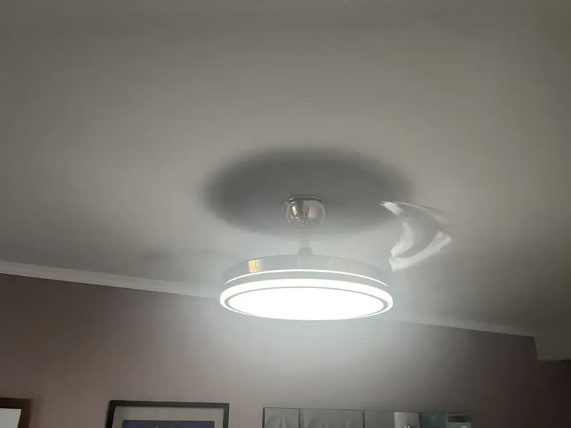 foto de Ventilador De Teto Silencioso Com Controle Remoto Nepul Ouro 3 60hz Ouro Branco 1.067 M Plástico