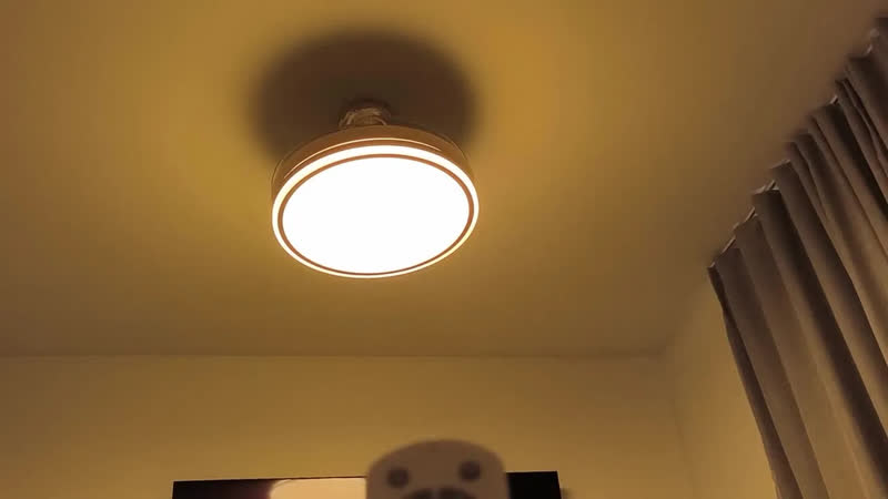 foto de Ventilador De Teto Silencioso Com Controle Remoto Nepul Ouro 3 60hz Ouro Branco 1.067 M Plástico