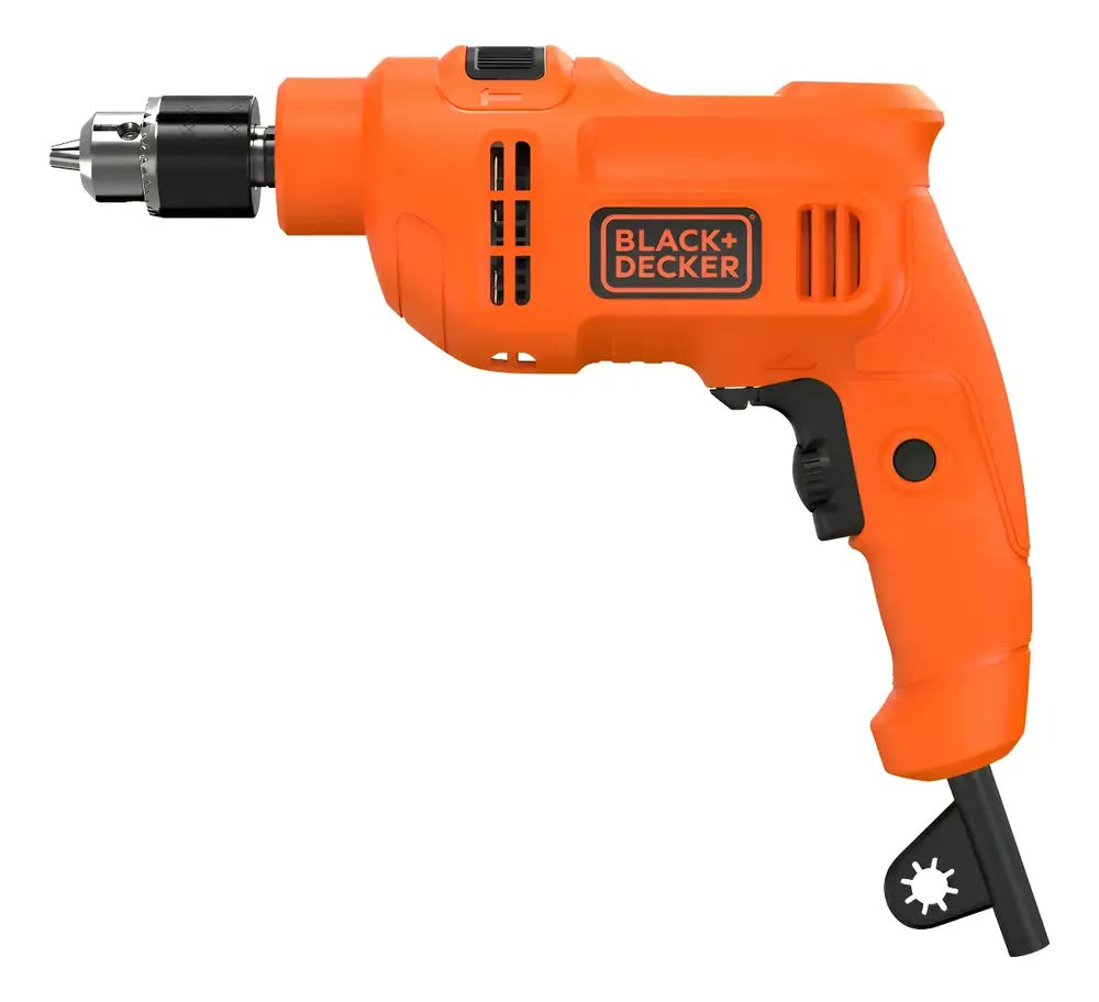 foto de Furadeira De Impacto 10mm 550w Black & Decker Orange