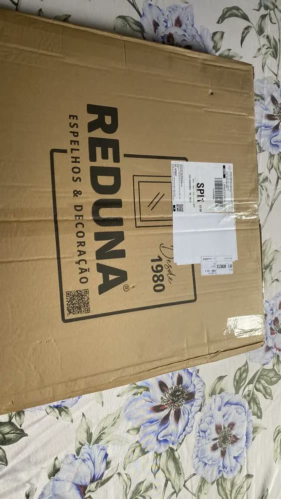 foto de Espelho Redondo Decorativo Suspenso com Alça 60cm para Banho e Quarto, Moldura Marrom