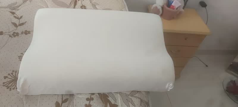 foto de Travesseiro Nasa Onda Cervical Ortopédico Macio Ergonômico para fronhas 45x65cm Suporte B&G - Premium