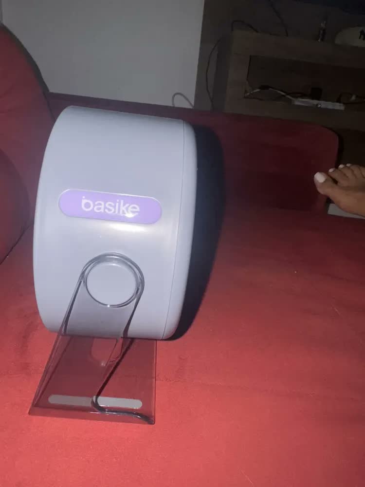 foto de Ventilador de Mesa e Parede Basike Ba-FON342 Turbo com 7 Pás e Bateria de 5000 mAh