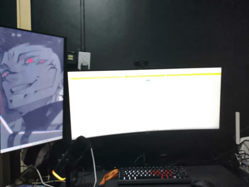 foto de Suporte Monitor Duplo Articulado Vesa Para Mesa 2 Monitores