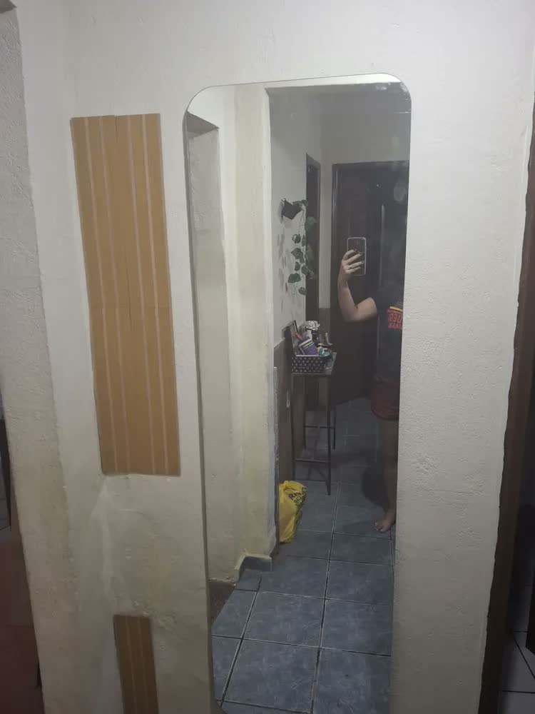 foto de Espelho Retangular Vmex de Parede com LED Neutro 50 cm, para Quarto e Sala