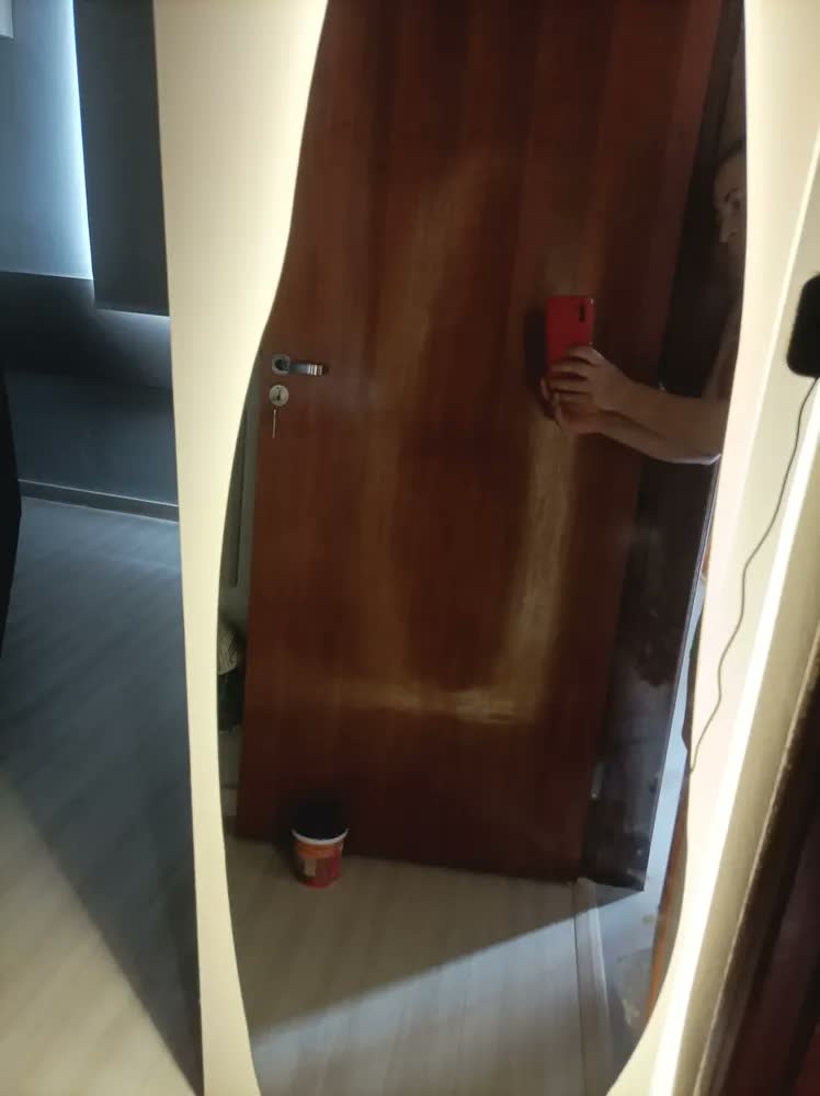 foto de Espelho Organico 170cm Polido Led Branco Frio 6000k Moderno Quarto Sala Hall Closet Decorativo Iluminação Embutida Bivolt Design Linha Premium 127v/220v Vmex