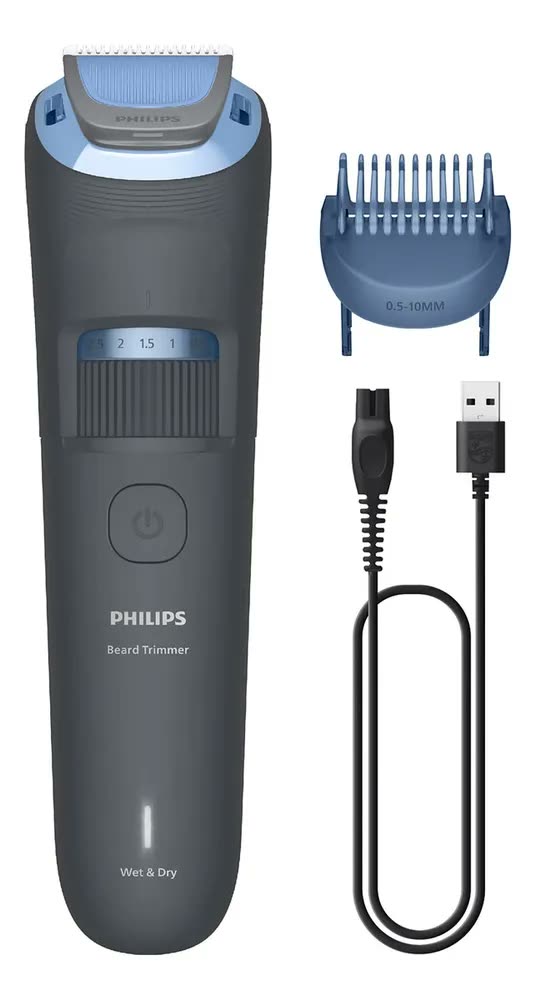 Aparador de barba Philips Bt3617/15 para barba úmida e seca 3000
