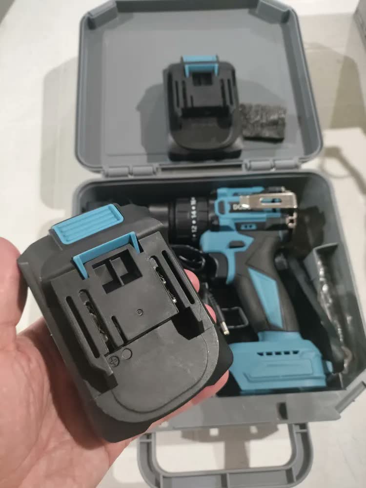 foto de Furadeira Parafusadeira Impacto Brushless 3/8 10mm Dobevi