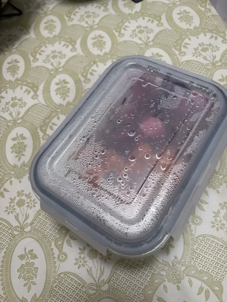 foto de Pote Vidro 1040ml Hermético Com Travas E Silicone Removível Transparente