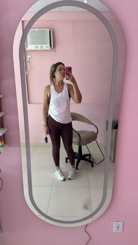 foto de Espelho Oval 170cm Led Frontal Bivolt Neutro 4000k Decorativos Polido Sala Luxo Closet Led Corpo Inteiro Quarto Camarin Sala Camarim Hall Iluminação Moderno Sem Moldura Vmex
