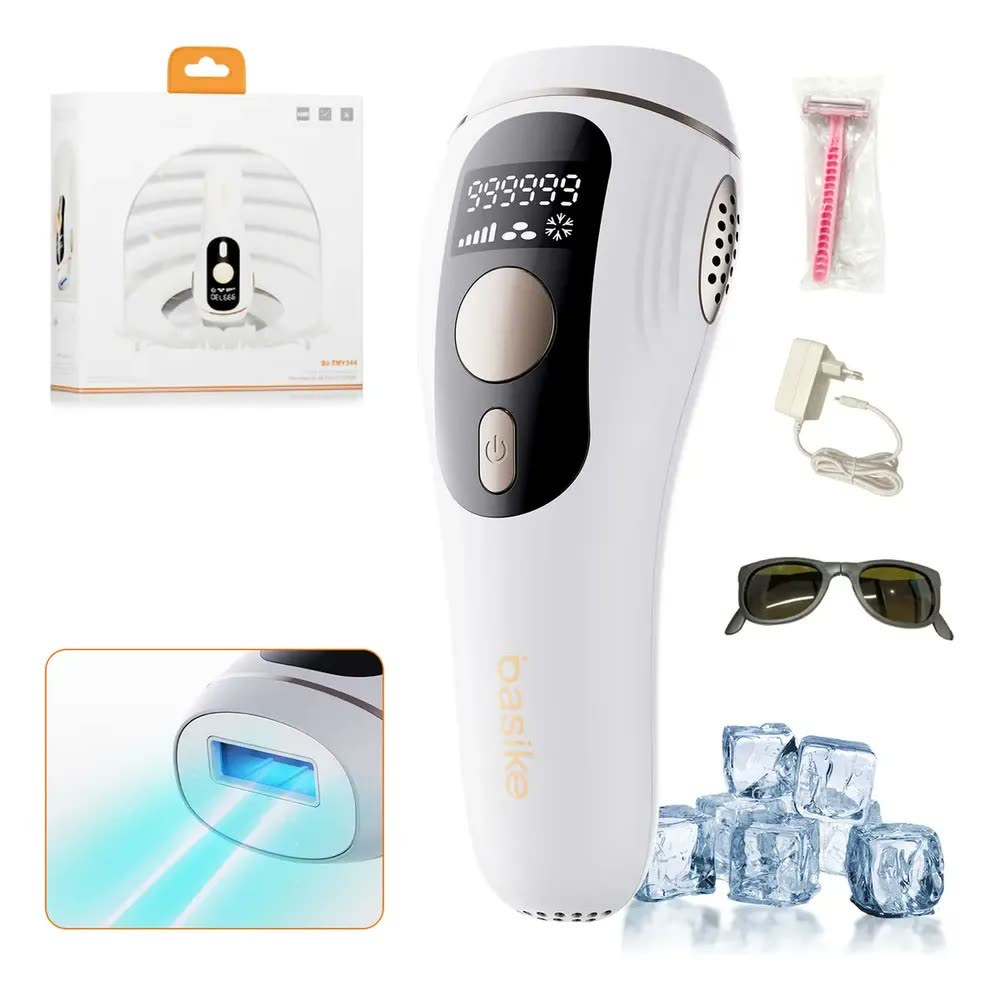 foto de Depilador A Laser Luz Pulsada IPL Basike Sensacao Gelo Indolor Depilacao Definitiva 1 Milhao Disparos 9 Niveis Rosto Corpo aparelho depilacao feminino depilação a laser laser depilacao depilacao intim