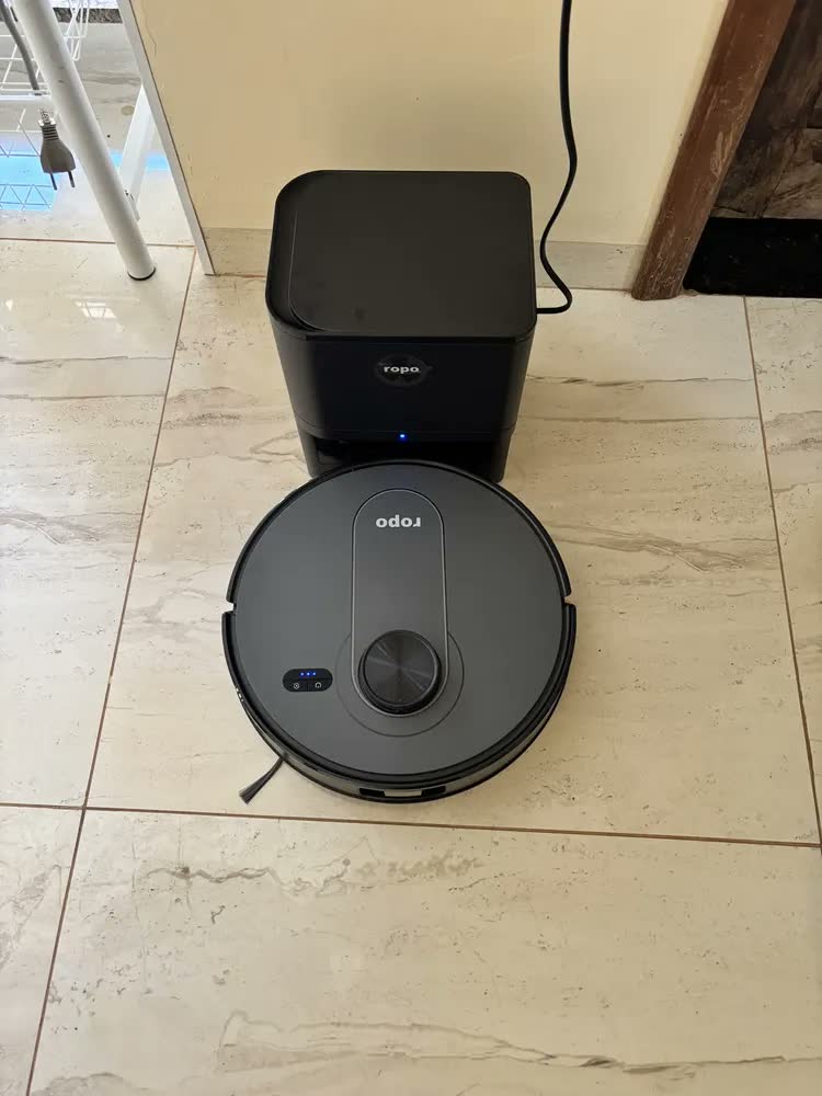 foto de Robô Aspirador - Ropo Vision Pro com IA-3D Scan estação de recarga autolimpante sucção de 5500Pa